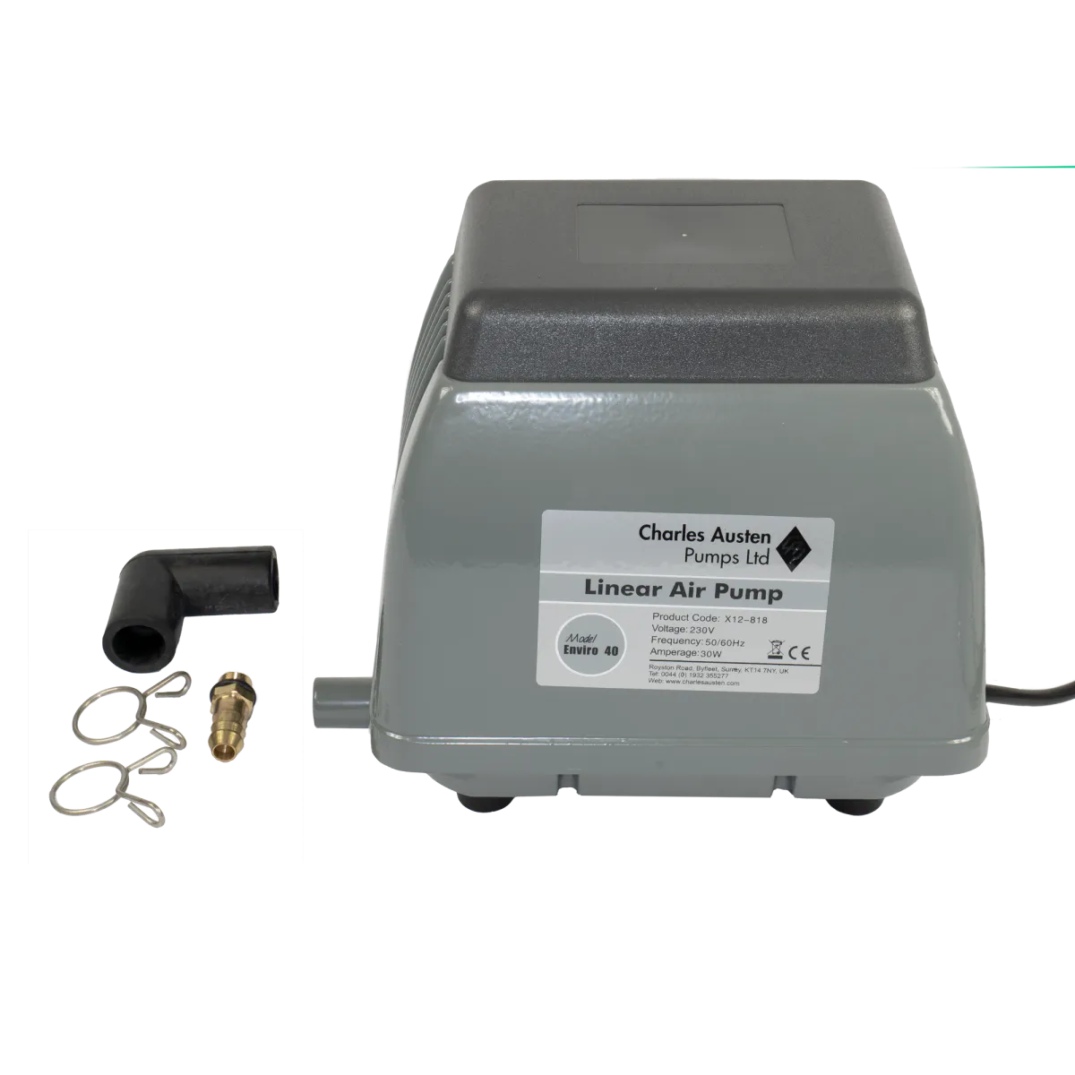 Charles Austen ET40 Enviro Luftpumpe 40 l/min, stillegående